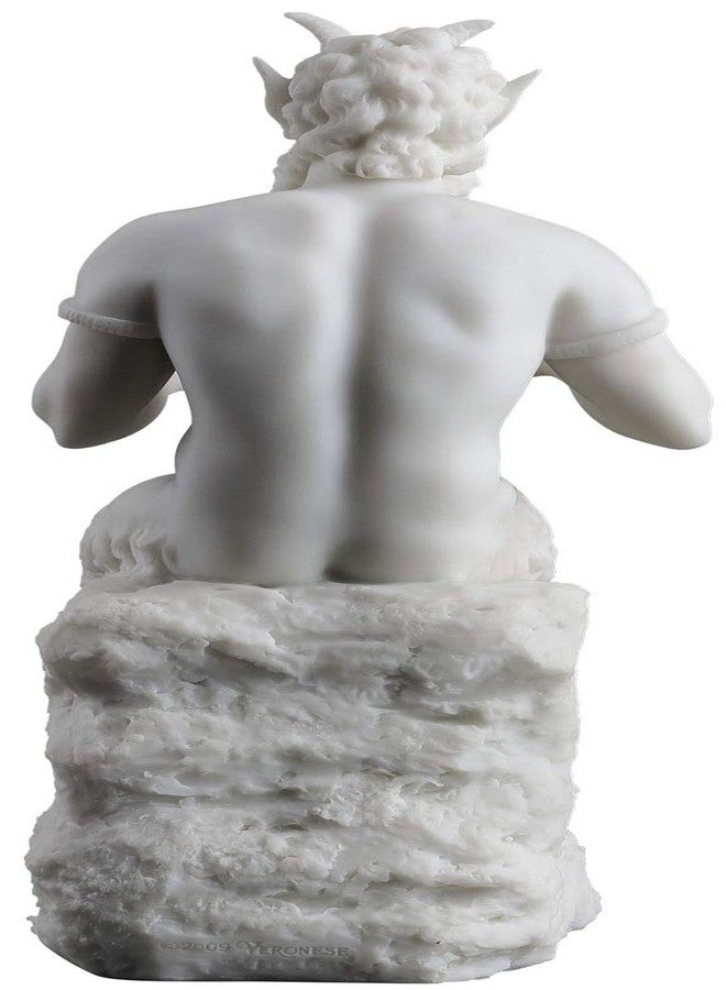 JFSM INC. Pan Playing Flute on Rock Statue - Greek God of The Wild and Nature - Image 3